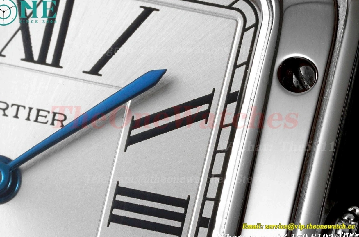 Quartz Grey Dumont Santos SS Dial AF LE Silver 0116